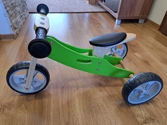 Nicko Drevené odrážadlo 2v1 mini farba:zelená - 9