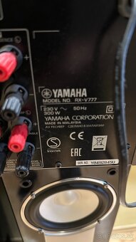 Predam Nadštandardne vybavený AV prijímač Yamaha RX-V777plus - 9