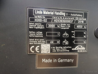 Vzv Linde H30D -02 - 9