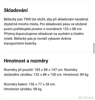Bežiaci pás Domyos T900C - 9