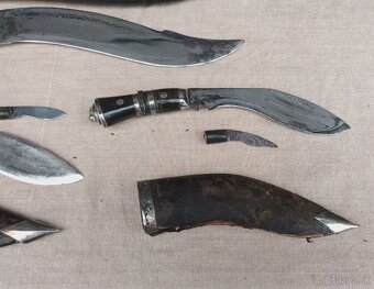 Zbierka vojenských Kukri nožov - regiment Gurkha - NEPÁL - 9