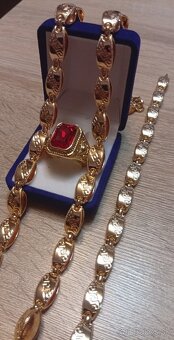 VERSACE - NÁDHERNÝ LUXUSNÝ POZLÁTENÝ SET - 9