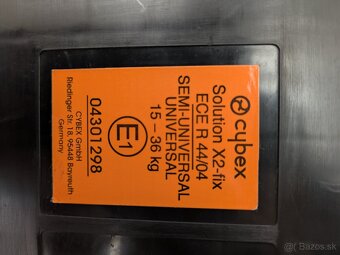 Autosedačka Cybex Solution X2-Fix - 9