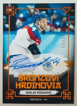 Hokejové kartičky HS 2022 BRONZOVÍ HRDINOVIA BLACK AUTO /35 - 9