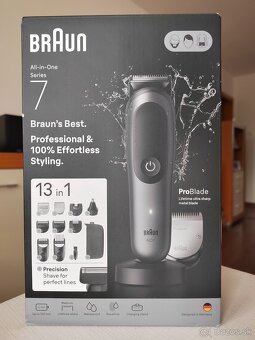 Zastrihávač multifunkčný - Braun Series 7 AIO7560 - NOVÝ - 9