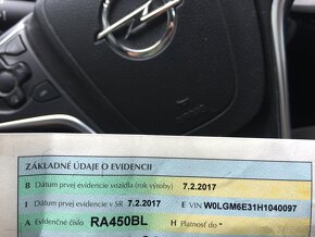 Opel Insignia lift 2017,1,6 cdti 100 kW ,6 MT,SR voz150000km - 9