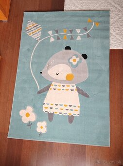 Detský koberec - tyrkysový 120x170 - NOVÝ - 9