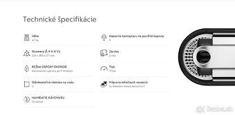 NA predaj nový zabaleny kavovar s napeňovačom mlieka - 9