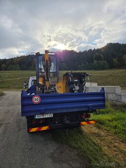 Zemné práce minibager + pásový vyklápač - 9