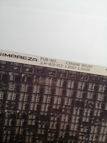 SUBARU IMPREZA  Katalog, Rozbor vozidla, Mikrofilm - 9