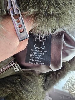 Khaki kožuch z líšky - 9