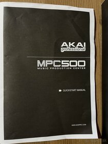 predám ako nový sampler AKAI MPC 500 - 9