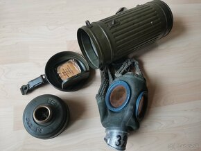 Predám wehrmacht plynová maska 2.sv vojna - 9