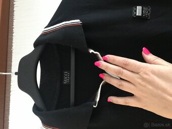 GUCCI black pánske polotricko L/XL - 9