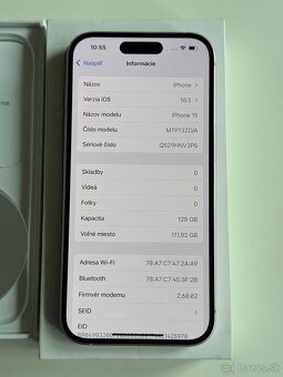 iPhone 15, Pink, 128GB - 9