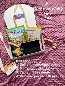 Detské montessori boxy, pomôcky hračky aktivity pre deti - 9