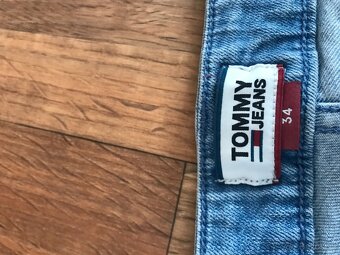 TOMMY HILFIGER originál jeansove/capri nohavice L/XL - 9