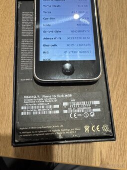Predám iPhone 3G 16GB Black - 9