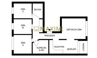 4- izbový byt na ulici Jána Hajdóczyho v Trnave - 9