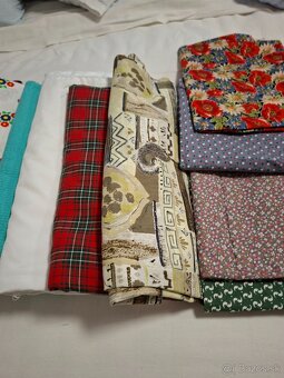 Kvalitné látky na šitie 12 ks - 9