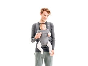 Babybjorn nosítko MINI Black cotton klokanka - 9