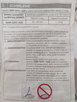 Autosedačka Britax Römer Baby-Safe 2 i-Size - 9