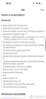 Hojdacka pre babatka - rozne funkcie :) - 9