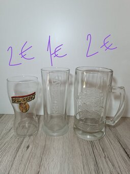 České pivové poháre 1 - 9