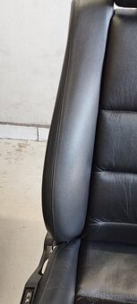 Bmw e34 M5 TOURING kozene predne + zadne sedacky - 9