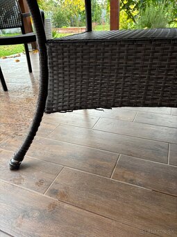 Stoličky keter a stôl z JYSK, zájradný nábytok - 9