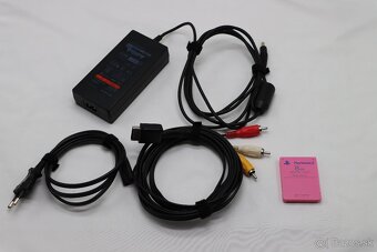 PS2 Slim Pink SCPH-77004 + originál ružový set - 9