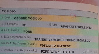 Ford Transit 9 miest - 9