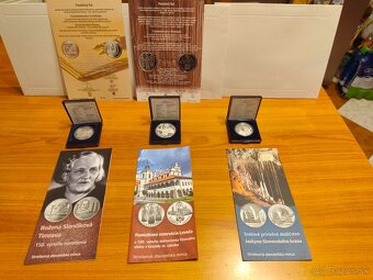 Predám Slovenské strieborné pamätné mince 2009-2020 - 9