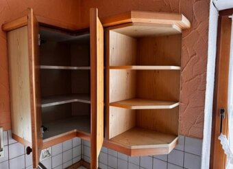 Kuchyňská linka smrk masiv se spotřebiči,5666 - 9