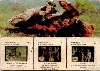 WINNETOU POHLADNICE S DIAPOZITIVMI - 9