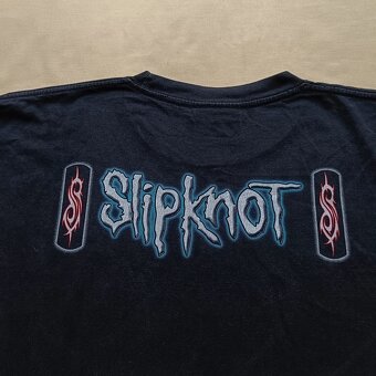 Slipknot čierne tričko s potlačou rock metal deathmetal XL - 9