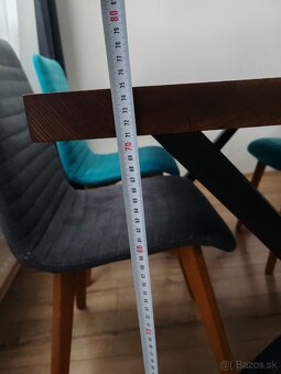 Jedalensky stôl z masívu 140x90 jaseň - 9