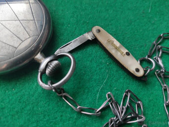 ART DECO strieborné hodinky s pavučinou   20-te roky - 9