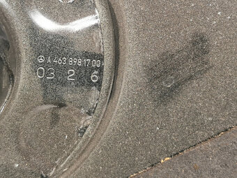 Mercedes Benz G (W463) - orig. kryty na rezervu (3 ks rôzne) - 9