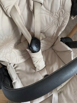 Cybex priam 4.0 simply flowers beige poťah + fusak - 9
