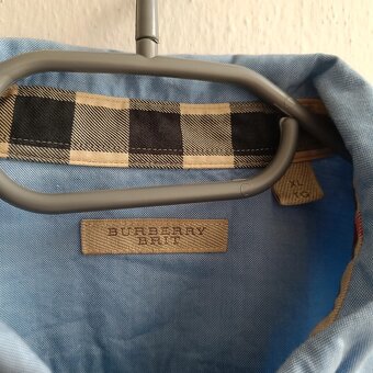 Burberry Brit modrá košeľa s dlhým rukávom elegantná XL - 9