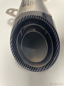 Športový  Nerezový  ladený univerzálny moto výfuk SCProject - 9