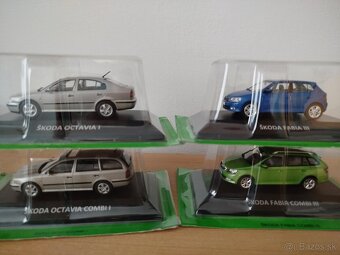 Predám modely škoda 1:43. cena za kus. - 9