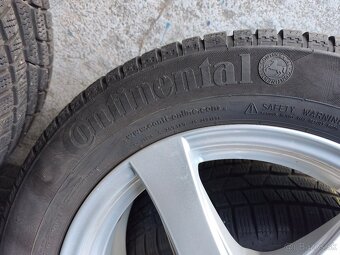 Alu disky 5x108 na Ford + zimné pneumatiky 215/60 r16 7mm - 9
