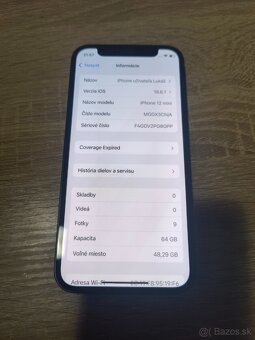 iPhone 12 Mini 64GB Nová batéria 100% - 9