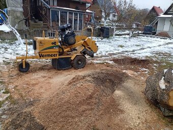 Frézovanie pňov, spiľovanie stromov - 9