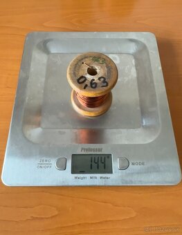 Medený drôt – rôzne priemery (0,12 až 1,8 mm) - 9