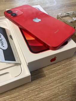 iPhone 12 Mini / 64GB Product Red /nova batéria/ TOP stav - 9