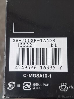 Casio G-Shock GA-700 - 9