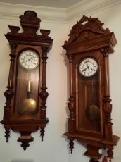 Predám zbierku nástenne hodiny starožitné pondusové - 9